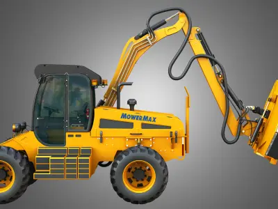 MowerMax Boom Mower 3D model