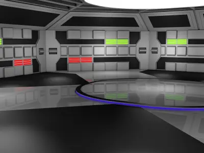 Sci Fi Room 3D model