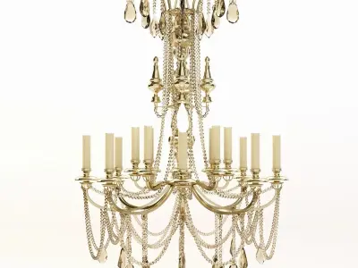 Classic Chandelier 5 3D model