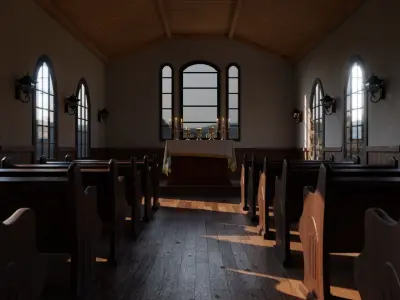Church Interior 3D model