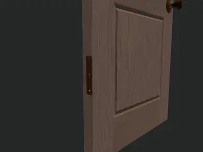 Game Ready Interior Doors Low-poly 3D model