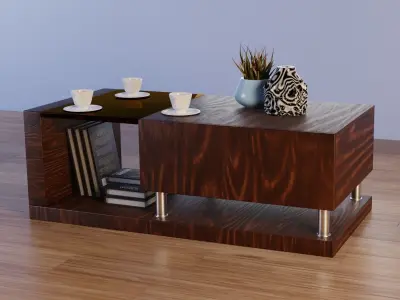 COLLECTION OF 25 HIGH QUALITY COFFEE TABLES MODELS 3D Model Pack