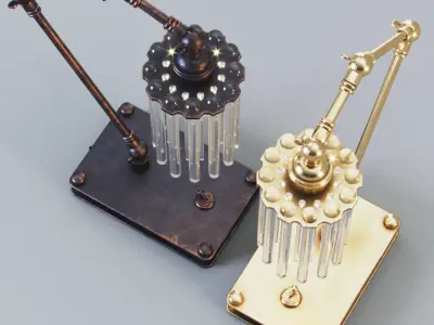 Articulated Table Lamp 3D model