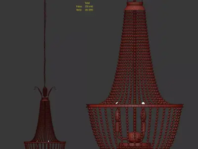 Romel Chandelier - Louvre home 3D model