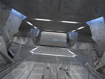 Sci-fi Textures Advanced Pack Low-poly 3D model