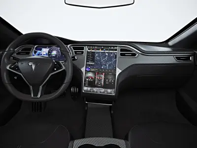 Tesla Car Collection 3D model