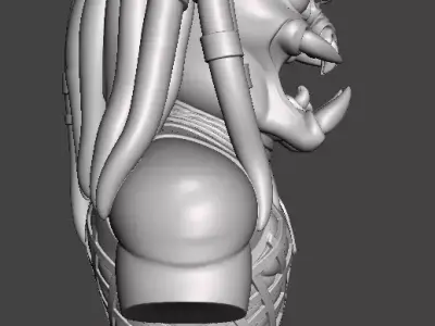 Predator Bust 3D print model