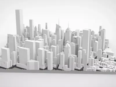  Midtown Manhattan New York United States  3D model