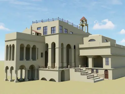 Historical building  3D model purchase