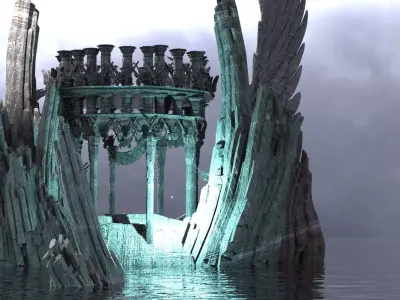 Greek Ice palace 1  3D model