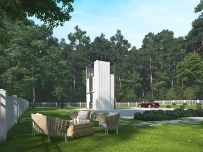 3x4m Small Modern House  3D model