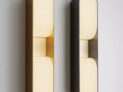 Loop Wall Sconce  Low-poly 3D model