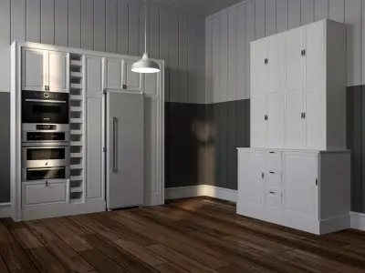 ikea sektion bodbyn kitchen 3D model