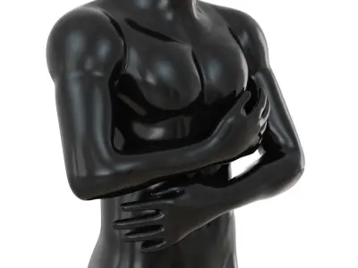 Sports torso headless mannequin for shop 103 3D model