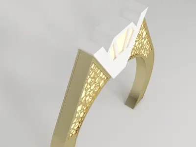 Wedding Salon Entry Big Ring 3D model