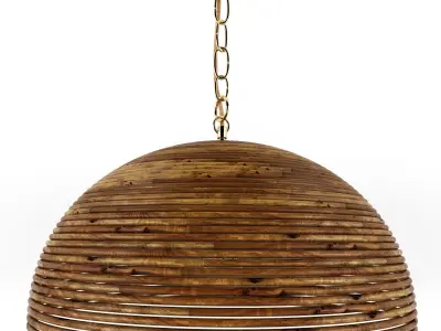 Lilou rattan pendant 3D model