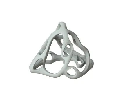 SciFi Cube Object No 62828 Low Poly Shape Low-poly 3D model