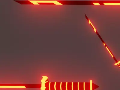 Neon hachi 3D model