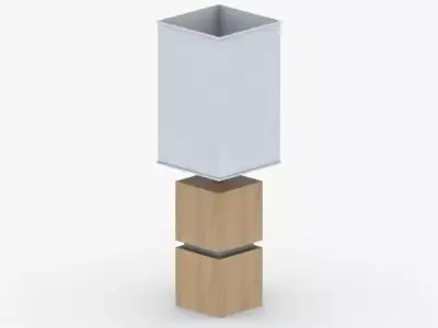 1384 - Table Lamp Low-poly 3D model