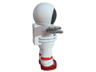 Cartoon Space Suit Low-poly 3D model