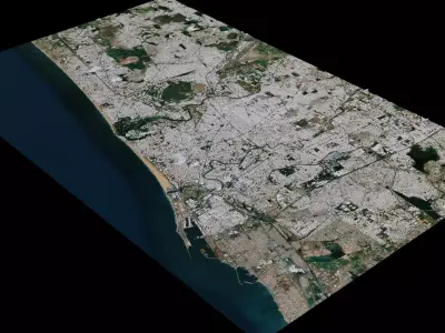 Chennai - India 3D model