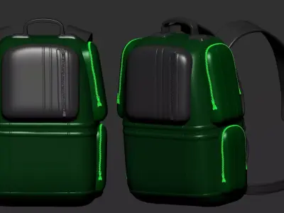 backpack sculpt 3d printable  3D model