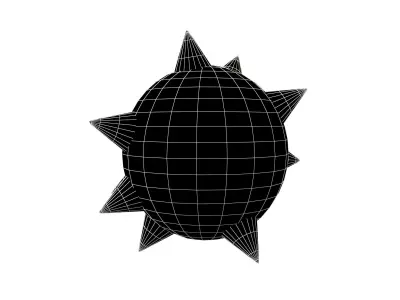 Bacteria v1 001 Low-poly 3D model