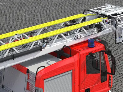  Firefighting Truck with Ladder 