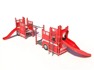 Kids Playground -  Fire Department Theme 3D model