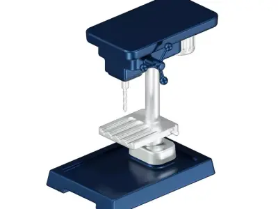 Educational Drilling Machine Toy 3D model