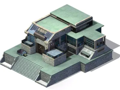 Future World - Market 03 3D model