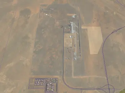 Jubail - Naval Airport - QJB Low-poly 3D model