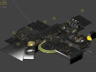 Titan - small base - floor 3D model