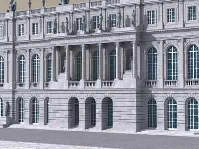  Versailles Palace Garden Side 