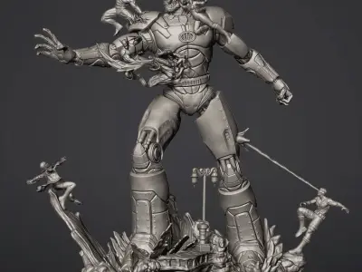 Sentinel Diorama 1 3D print model