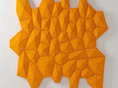 Panel decor tile 3D model