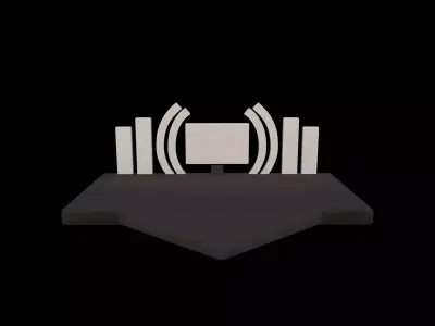 event stage design 3D model