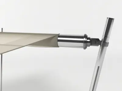 Freestanding Sun Shade Sail 3D model