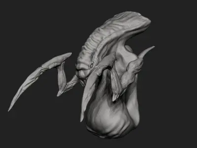 Alien Creature 3D print model