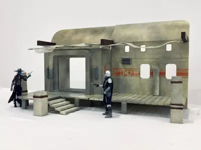 Mos Pelgo Diorama 3D print model