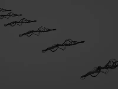 Lightning Stream Pack 1 Low-poly 3D model