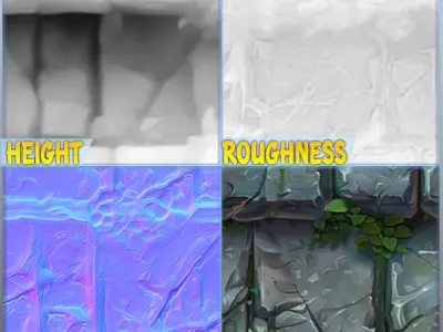 Stylized Wall Seamless Texture Texture 30