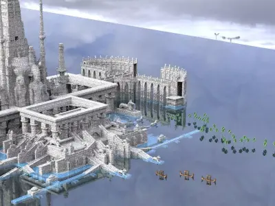 Ancient Temple of Prosperity  3D model