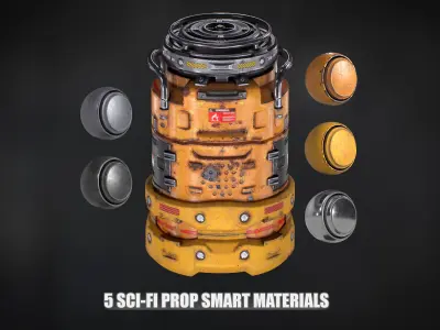 Sci-Fi Prop Smart Materials Texture