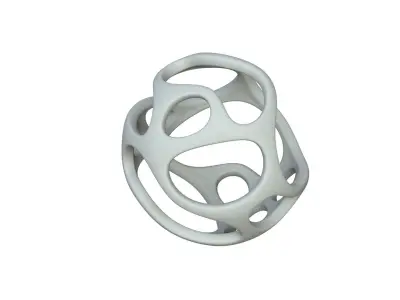SciFi Cube Object No 19151 Low Poly Shape Texture