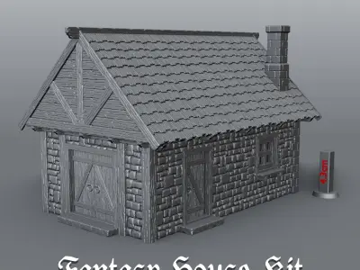 Fantasy House Kit - For 3D Printing 3D print model