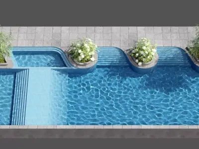 SWIMMING POOL NO121 A 3D model
