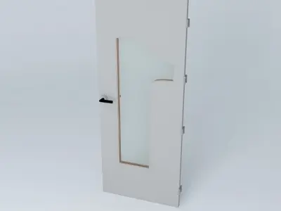 3D wording door  Free 3D model