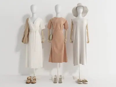 women  clothing   Character clothing 3D model