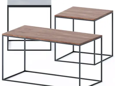 Coffee Table Tavolino Team by Novamobili 3D model